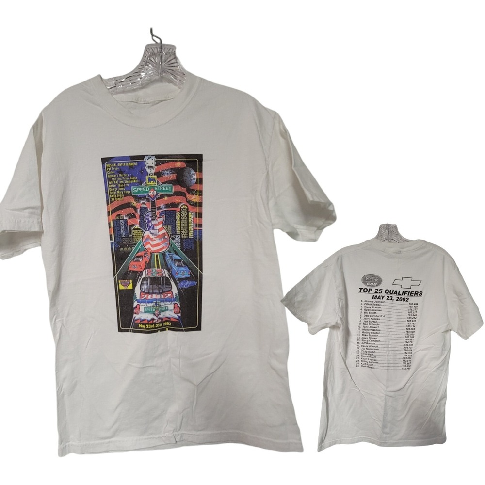 Vintage 2002 Food Lion Speed Street 600 Festival T-Shirt XL Top 25‎ Qualifiers
